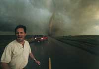 Amsoil Sponsored Tornado Chaser Tim Samaras