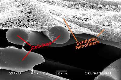 Amsoil Air Filter Media Compared to Cellulose Filter Size